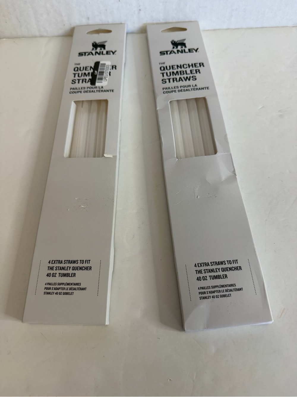 New 2 packs Stanley Quencher Tumbler replacement straws for a 40 oz cup.